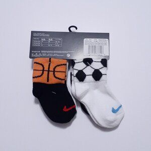 Bundle! 6 Pairs Authentic Nike Reinforced Opening Lightweight Ankle Socks, NEW